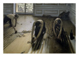 Raboteurs de Parquet Giclee Print by Gustave Caillebotte