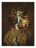 The Air Giclée-tryk af Giuseppe Arcimboldo The Air Giclée-tryk af Giuseppe Arcimboldo