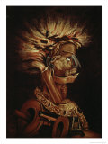 The Fire reproduction procédé giclée par Giuseppe Arcimboldo