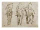 Jockeys Giclee Print by Edgar Degas