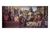 St. George Baptizes King Aio and Queen Silene Giclee Print by Vittore Carpaccio