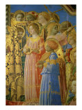The, Detail Coronation of the Virgin Giclée-Druck von Fra Angelico 