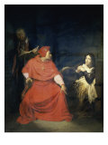 Jeanne D'Arc et le Cardinal de Winchester Giclee Print by Paul Delaroche