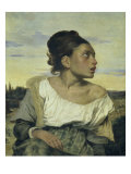Jeune Orpheline au Cimetiere Wydruk giclee autor Eugene Delacroix Jeune Orpheline au Cimetiere Wydruk giclee autor Eugene Delacroix