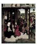 Adoration of the Magi (stained glass) reproduction procédé giclée par Dieric Bouts the Elder