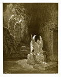 The Angel Seated Upon the Stone Giclee Print by Gustave Doré