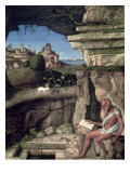 Saint Jerome Reading Lámina giclée por Giovanni Bellini Saint Jerome Reading Lámina giclée por Giovanni Bellini