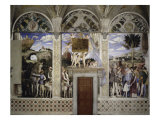 Camera Degli Sposi: West Wall Giclee Print by Andrea Mantegna