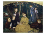 A Birthday Picnic Giclee Print by Arthur Hughes