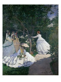Women in the Garden Giclee Print by Claude Monet
