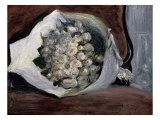 Bouquet in a Chair Giclee Print by Pierre-Auguste Renoir