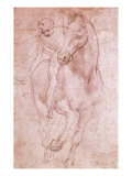 Horse and Rider Giclee Print by Leonardo da Vinci 