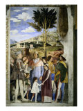 Camera Degli Sposi: The Meeting Giclee Print by Andrea Mantegna