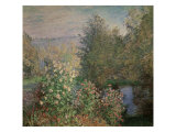 Little Corner of the Garden Giclee Print by Claude Monet