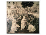Adoración de los Reyes Magos Lámina giclée por Leonardo da Vinci Adoración de los Reyes Magos Lámina giclée por Leonardo da Vinci