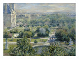 View of the Tuileries Gicléedruk van Claude Monet