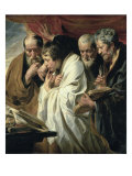 The Four Evangelists reproduction procédé giclée par Jacob Jordaens