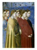 The Virgin's Wedding Procession, Detail Giclee Print by Giotto di Bondone 