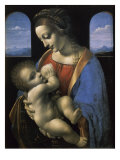 Madonna Litta Reproduction procédé giclée par Leonardo da Vinci 