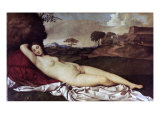Sleeping Venus reproduction procédé giclée par Giorgione 