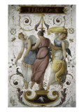 Decorative Panel with Jupiter, Juno and Dancer Lámina giclée por Francesco Hayez Decorative Panel with Jupiter, Juno and Dancer Lámina giclée por Francesco Hayez