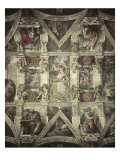 Sacrifice of Noah, Expulsion, Creation of Eve Giclee Print by Michelangelo Buonarroti 