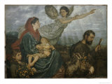 Flight into Egypt reproduction procédé giclée par Hans Thoma