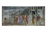 Payment of Tribute Giclée-tryk af Masaccio Payment of Tribute Giclée-tryk af Masaccio