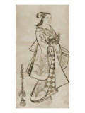 Japanese Print (Woman in Kimono) Giclee Print Japanese Print (Woman in Kimono) Giclee Print