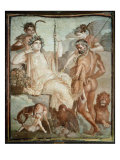 Hercules and Telepho Fresco from Herculaneum Giclee Print