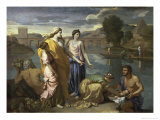Moses Saved from the Water Giclee Print by Nicolas Poussin Moses Saved from the Water Giclee Print by Nicolas Poussin