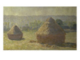 Les Meules Reproduction procédé giclée par Claude Monet