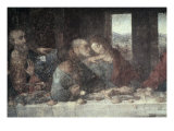 La cène reproduction procédé giclée par Leonardo da Vinci 