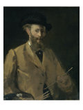Autoportrait a la Palette Giclee Print by Édouard Manet Autoportrait a la Palette Giclee Print by Édouard Manet