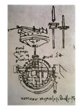 Mechanical Drawings 3 Giclée-Druck von Leonardo da Vinci 