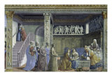 The Birth of the Virgin Giclee Print by Domenico Ghirlandaio