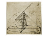 Measuring Instruments Giclée-Druck von Leonardo da Vinci 