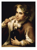 Young Man Drinking reproduction procédé giclée par Bartolome Esteban Murillo