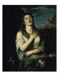 Penitent Magdalene Giclee Print by Titian (Tiziano Vecelli) 