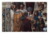 The School of Athens, Detail Giclée-Druck von Raphael 