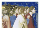 The Suitors' Prayer Before the Rods,, Detail Giclee Print by Giotto di Bondone 