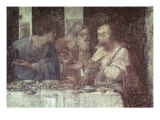 La cène reproduction procédé giclée par Leonardo da Vinci 