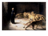 Daniel's Answer to the King Giclée-Druck von Briton Rivière