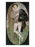 A Youth Leaning Against a Tree Among Roses Giclee Print by Nicholas Hilliard