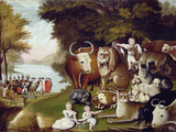 The Peaceable Kingdom Gicléedruk van Edward Hicks The Peaceable Kingdom Gicléedruk van Edward Hicks