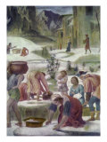 Gathering the Manna Impressão giclée por Bernardino Luini
