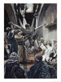 Palsied Man Let Down Through the Roof Giclee Print by James Tissot Palsied Man Let Down Through the Roof Giclee Print by James Tissot