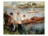 Canotiers à Chatou reproduction procédé giclée par Pierre-Auguste Renoir