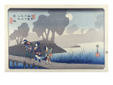 69 Stations of Kisokaido: Station 37, Miya No Koshi reproduction procédé giclée par Ando Hiroshige