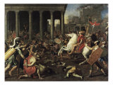 Titus Besieging the Temple of Jerusalem Giclee Print by Nicolas Poussin